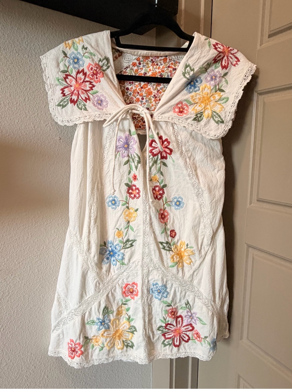 Free People Willow White Embroidered Dress - Picture 5 of 8